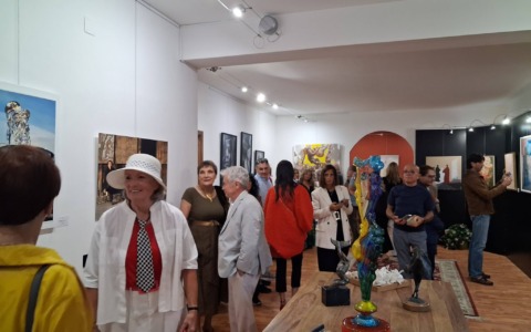Anna Galanga ha portato le sue opere in due rassegne artistiche di Roma e Palermo